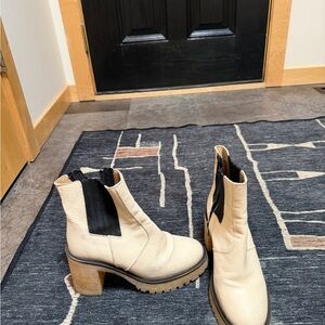 FP Movement by Free People Cream Heeled Boots